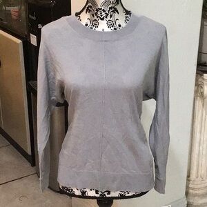 Alfani Women's Sweater Gray Size S Pullover High-Low Ribbed